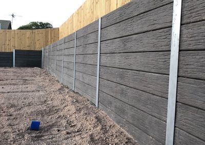 Rustic Timber Sleeper Wall | Concrete Coast Sleeper & Fencing