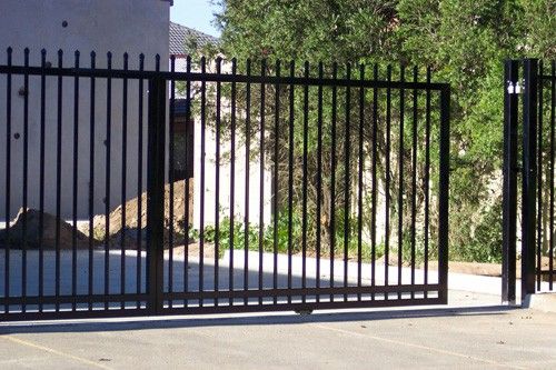Security Fence Gate | Concrete Coast Sleepers & Fencing Nowra - Sydney