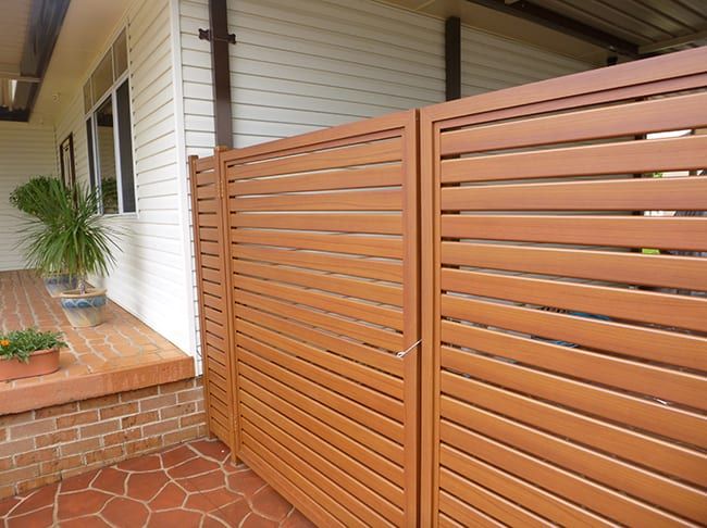 Timber Slat Fence | Concrete Coast Sleepers & Fencing Nowra - Sydney
